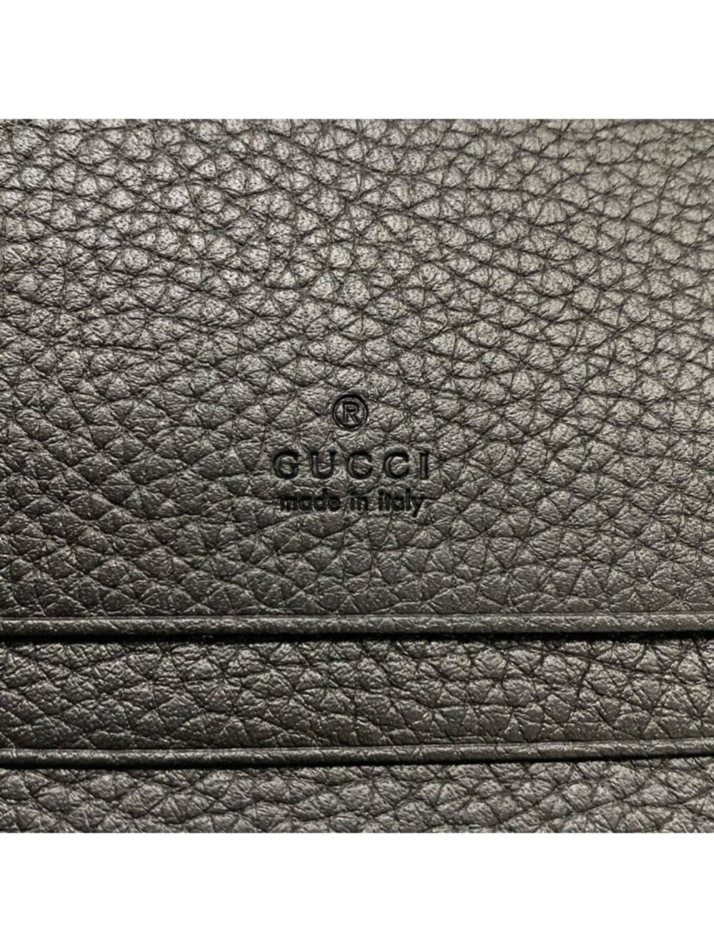 Gucci Bifold Wallet Jackie Black Silver Leather - Picture 5 of 10